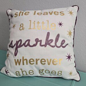 Decor sparkle pillow